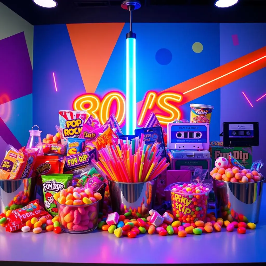 Amazing 80's candy buffet ideas for your totally awesome party