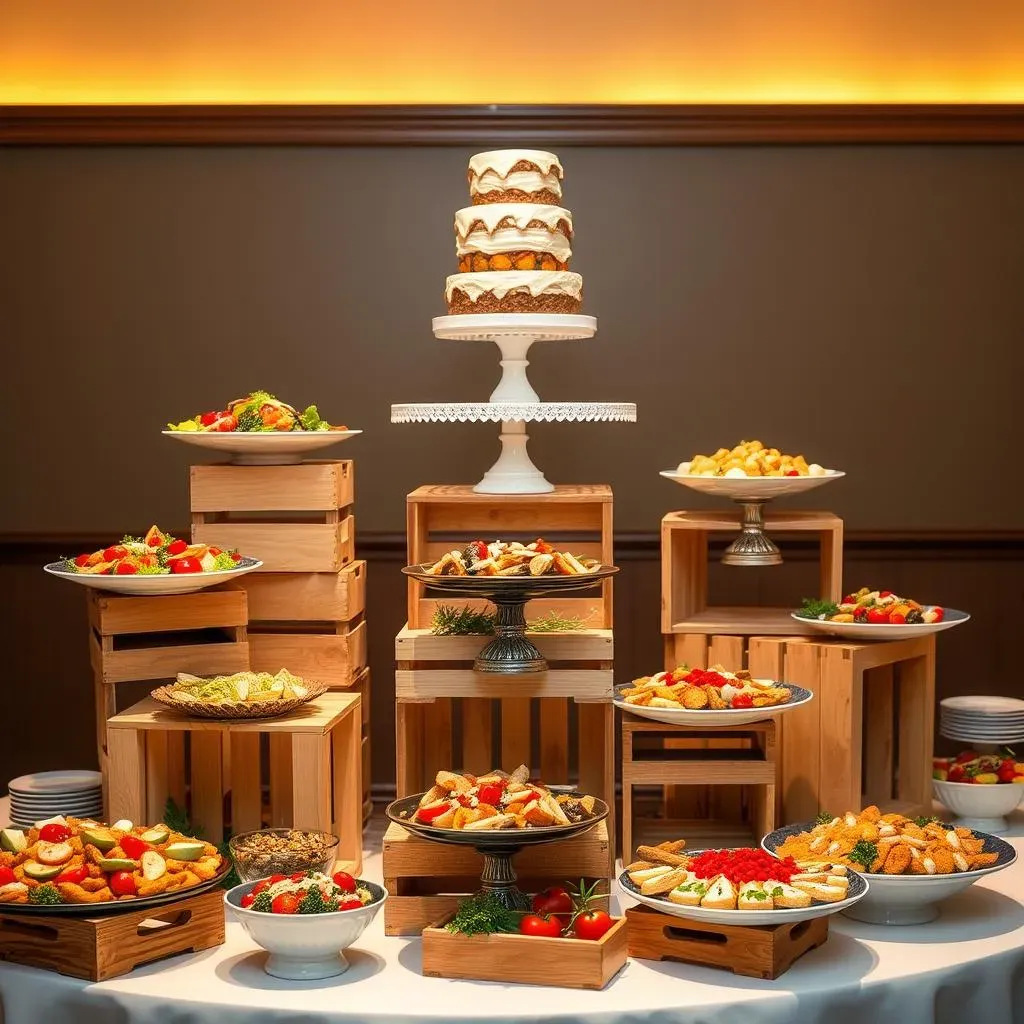 Adding Height and Interest: Display Tricks for Buffet Tables