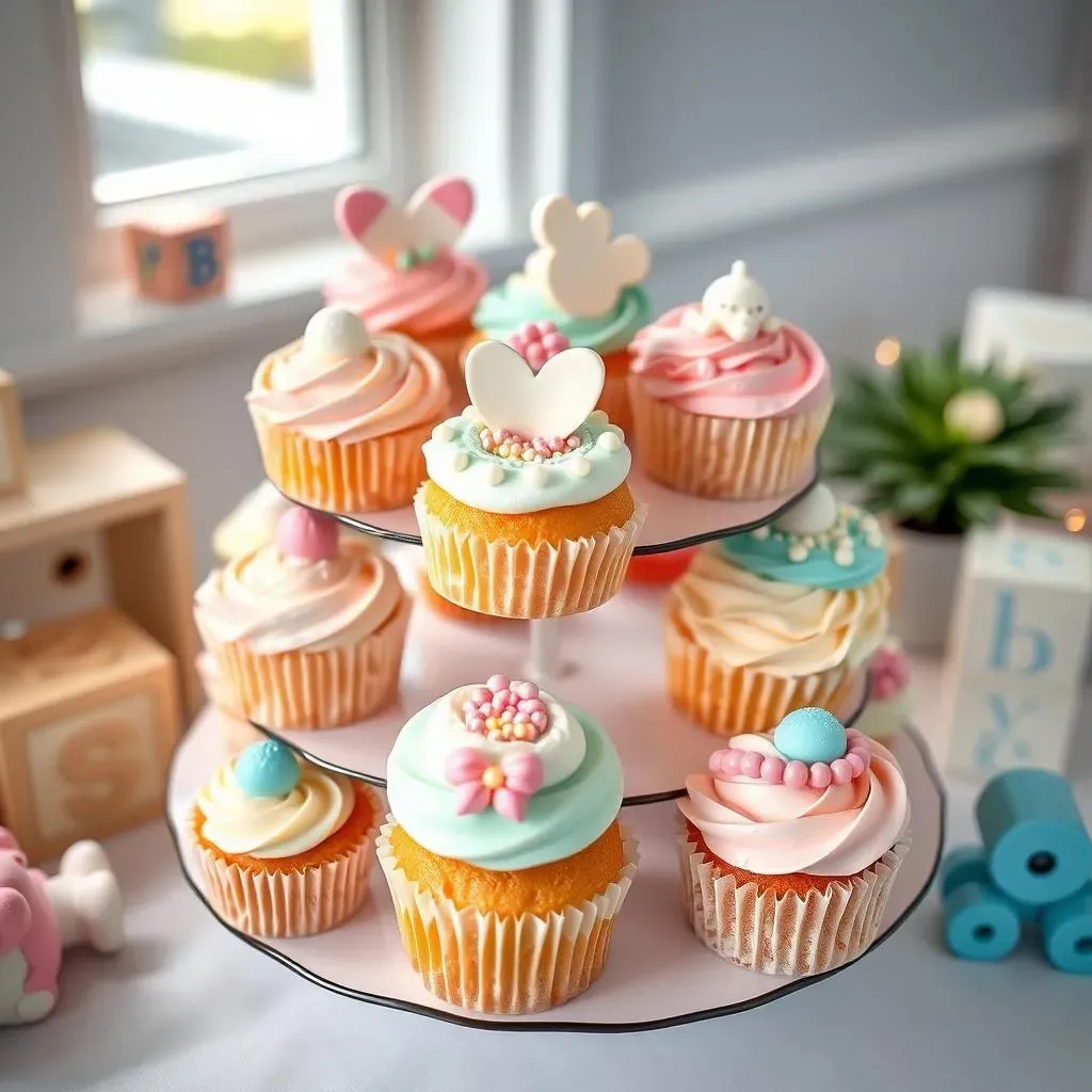 Adorable Baby Shower Cupcake Designs for Your Buffet