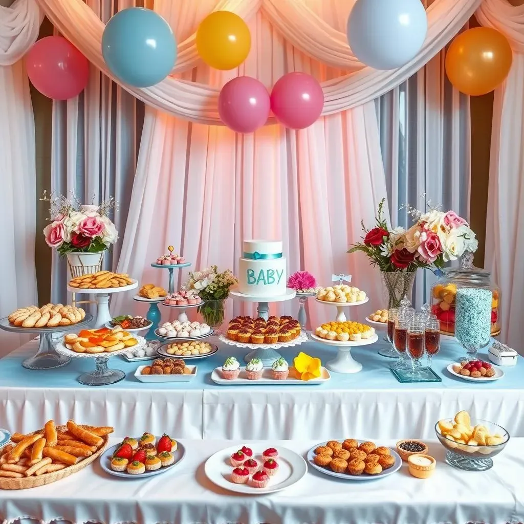 Amazing Baby Shower Buffet Ideas for Indoor Parties