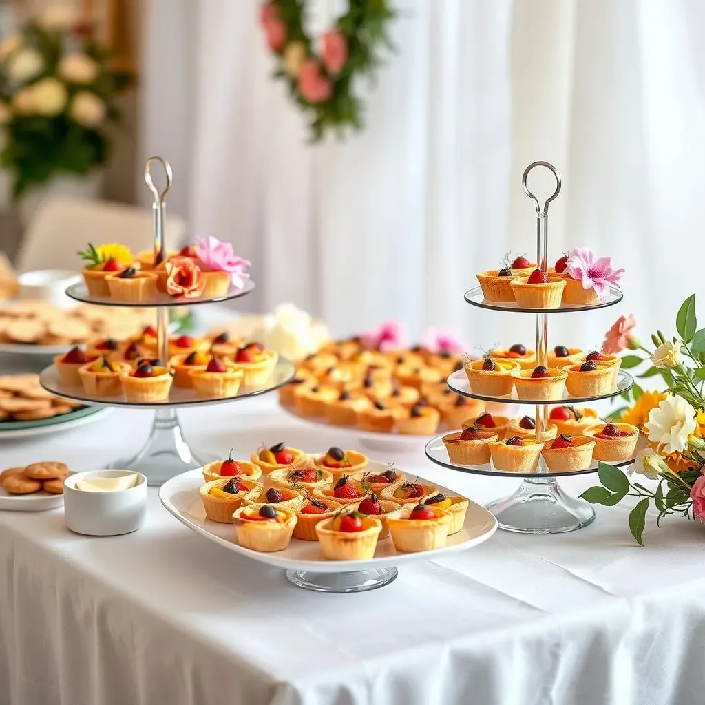 Baby Shower Buffet Ideas with Appetizers:  Setting the Scene & Table Decor