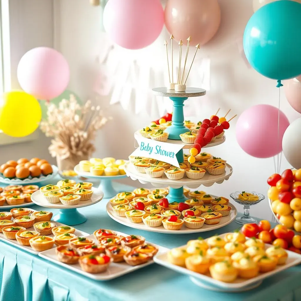 Amazing Baby Shower Buffet Ideas with Finger Foods