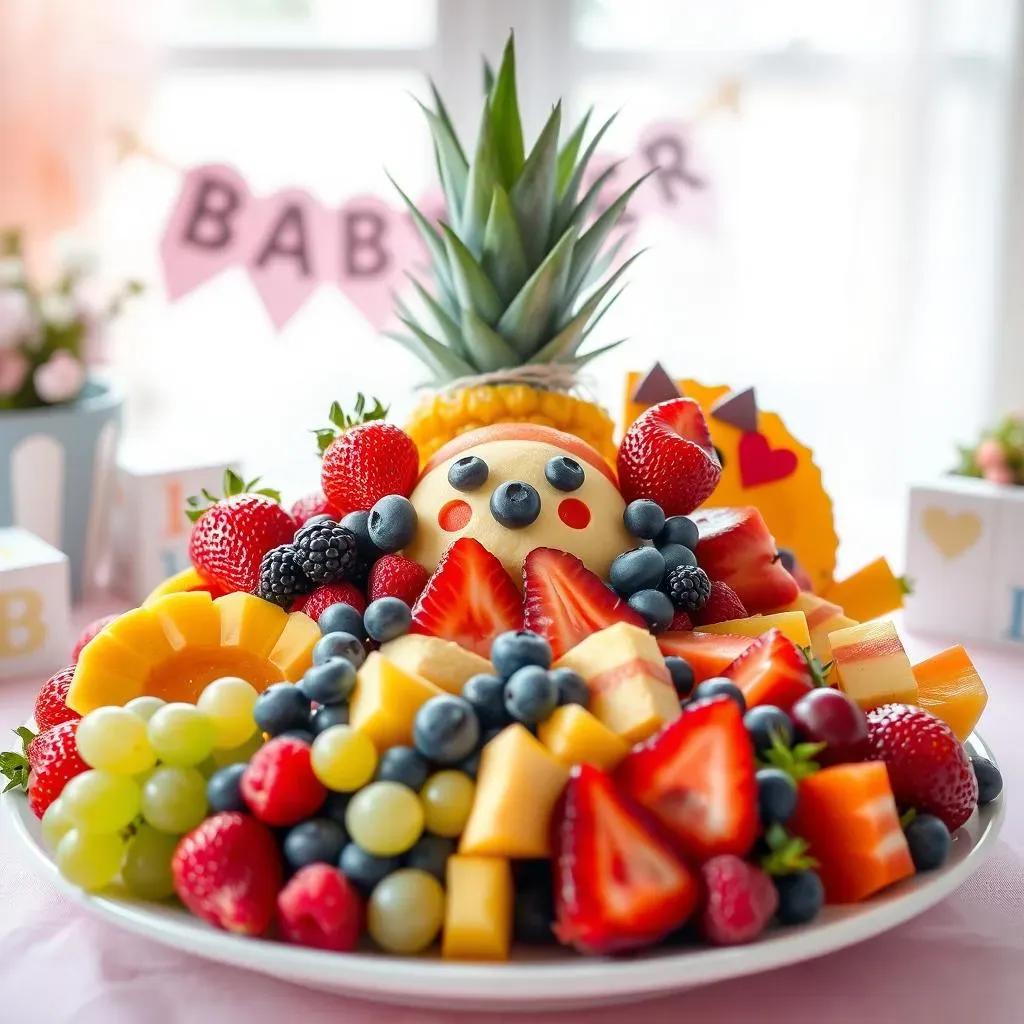 Amazing Baby Shower Buffet Ideas with Fruit Platters