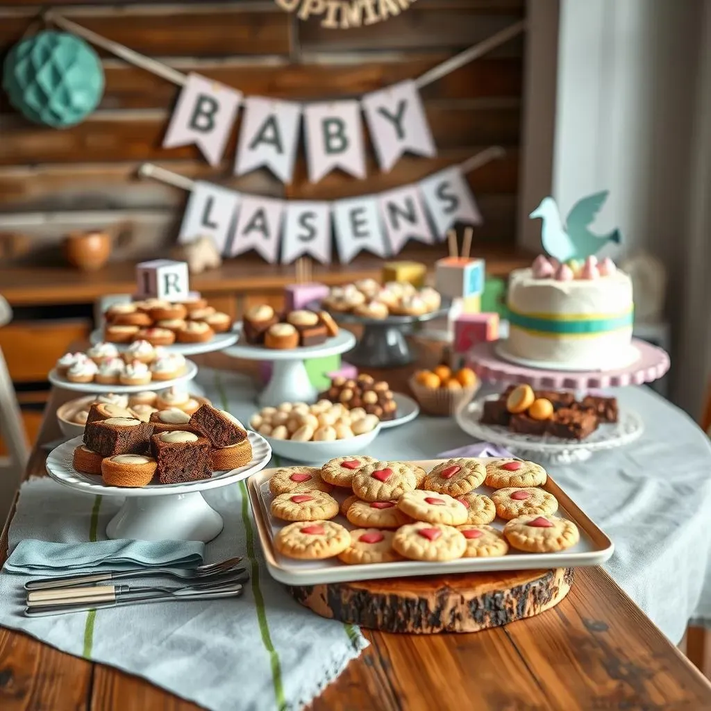 Baby Shower Buffet Ideas with Sweet Treats: BudgetFriendly Options