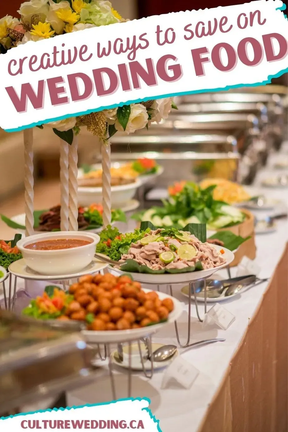 Beyond the Food: Making Your Cheap Wedding Buffet Look Great