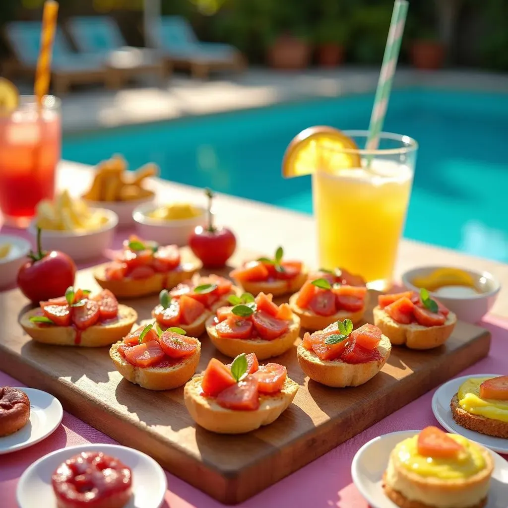 Beyond the Greens: Creative Pool Party Buffet Ideas