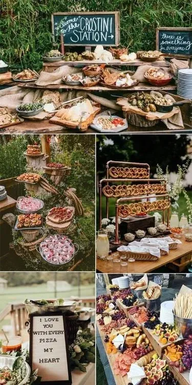 Beyond the Plate: Drinks and Unique DIY Wedding Buffet Ideas