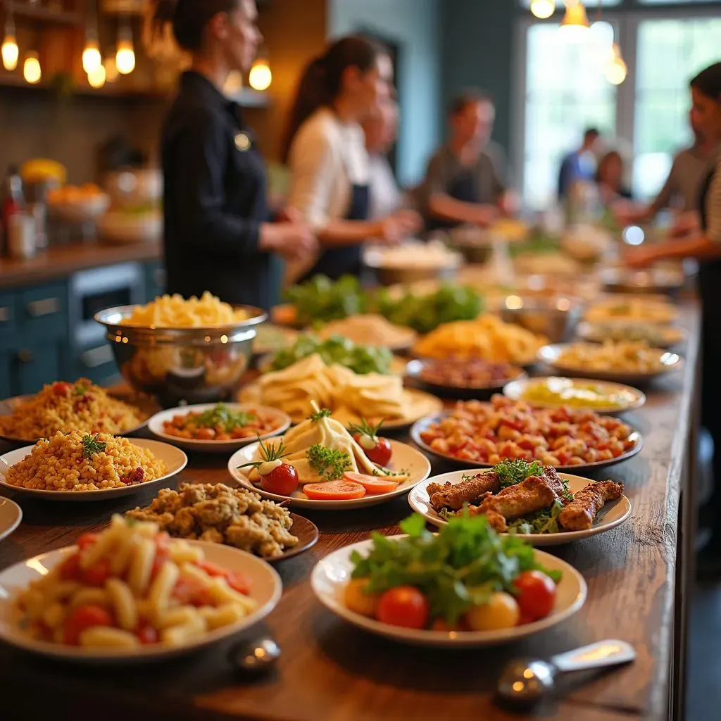 Beyond the Traditional: Creative Buffet Style Wedding Food Ideas