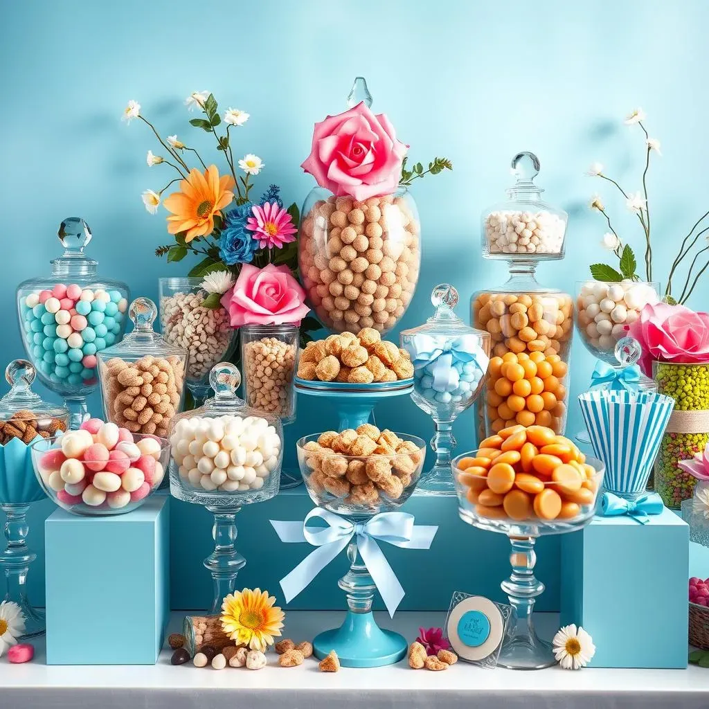 Amazing Blue and White Candy Buffet Ideas: Sweet Inspiration