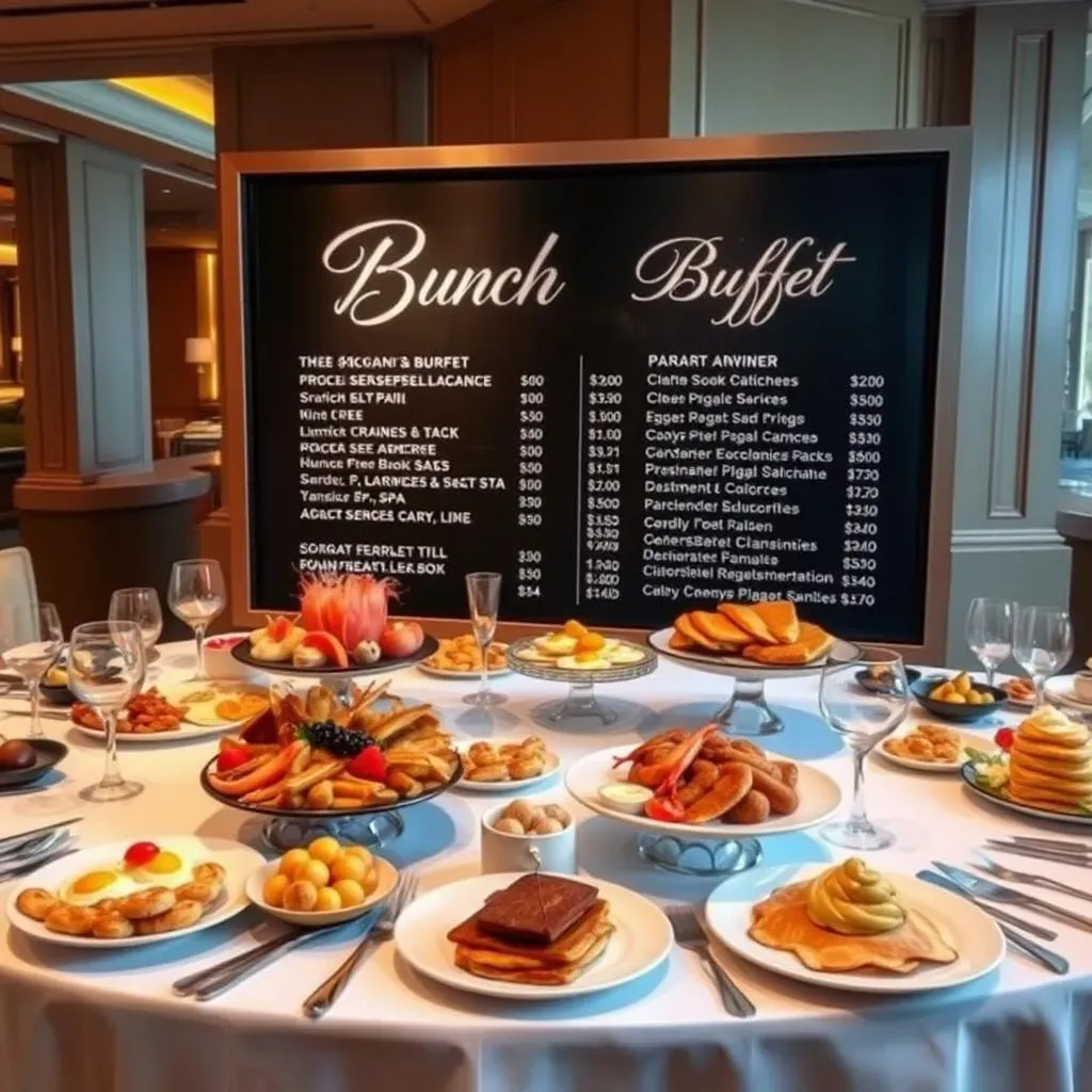 Borgata Brunch Buffet Menu with Prices: Discover Delicious Deals