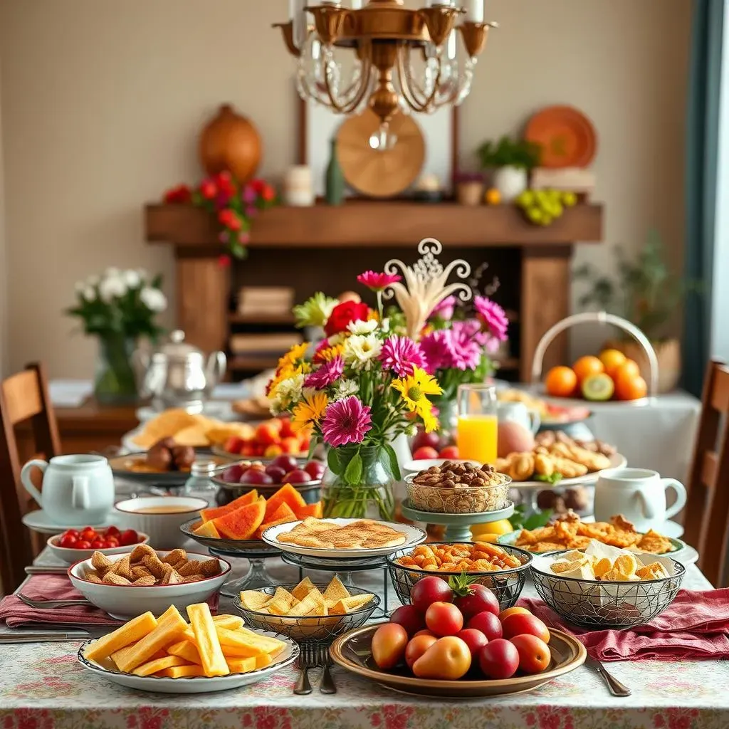 Brilliant Breakfast Buffet Table Decorating Ideas