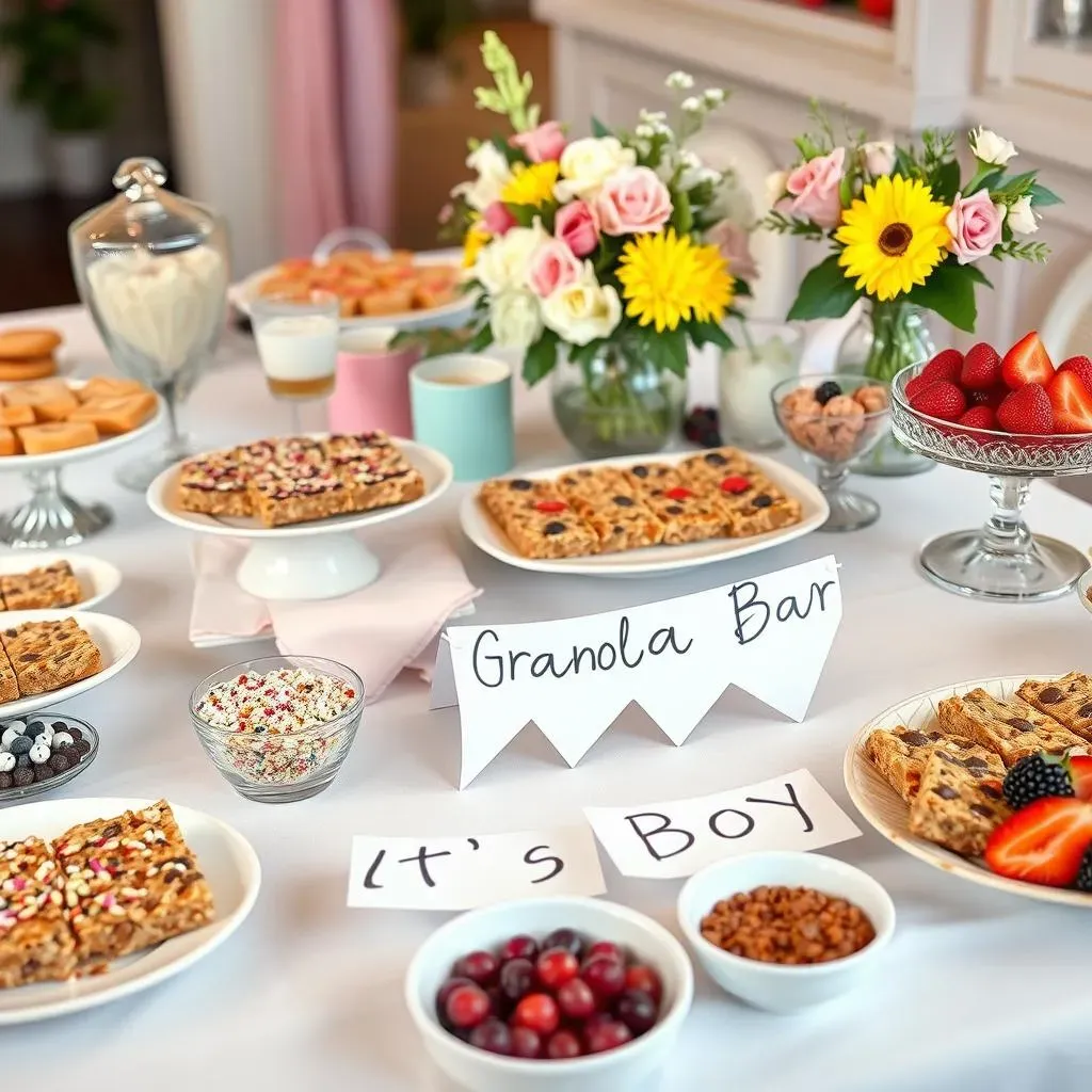 Brunch Buffet Ideas with Granola Bars for Special Occasions