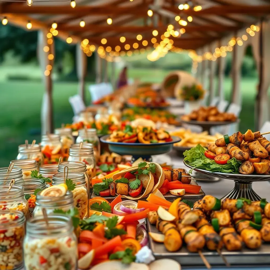 Buffet wedding food ideas on a budget: Savvy Choices