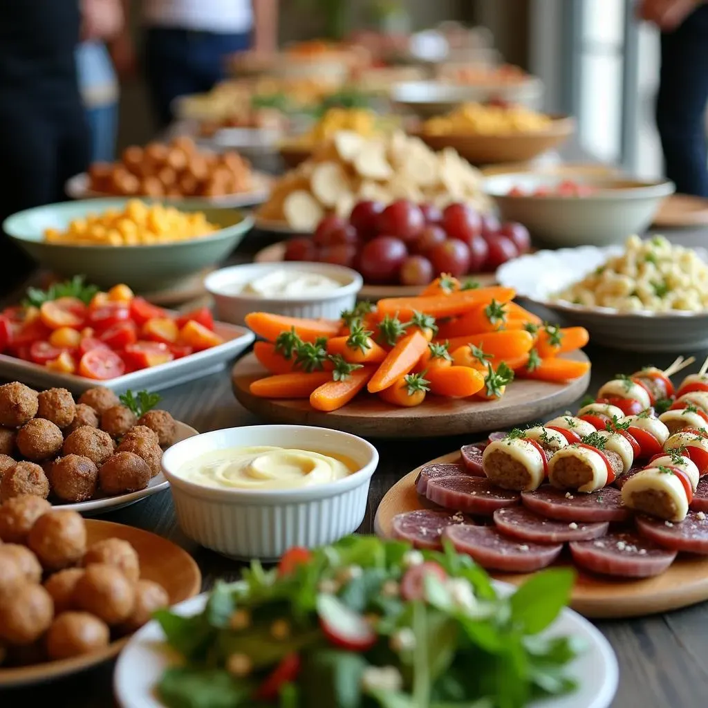 Building Your Budget Wedding Buffet Menu: Appetizers & Sides