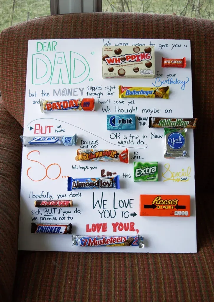 Candy Bar Card Ideas for Birthdays, Grads, & More