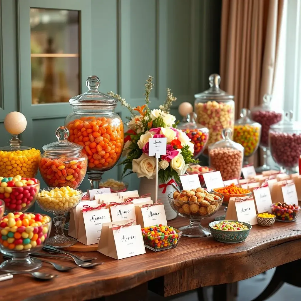 Candy Buffet Ideas for Adult Parties:  Don't Forget the Details!