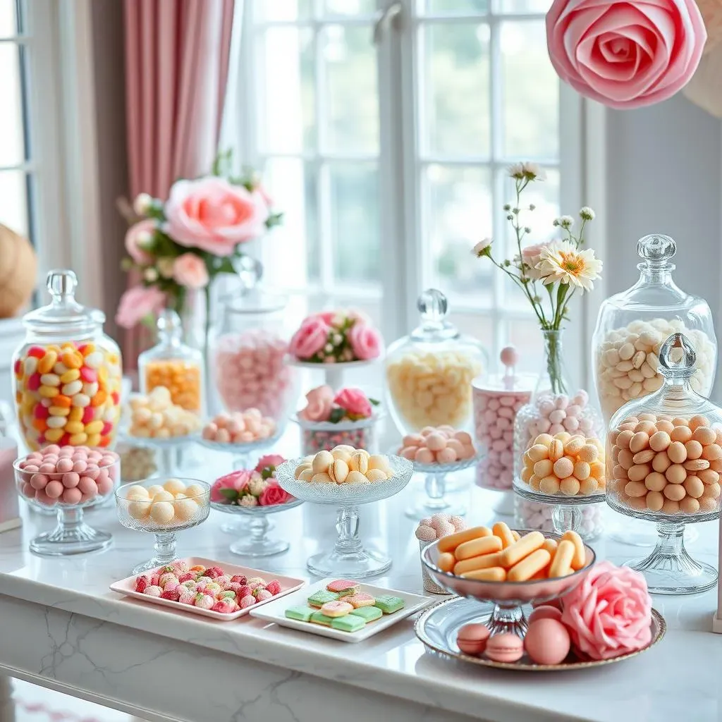 Amazing Candy Buffet Ideas for Bridal Showers