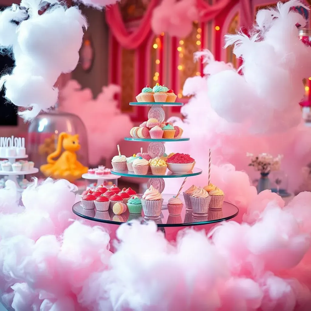 Awesome Candy Buffet Ideas with Candy Floss Machines