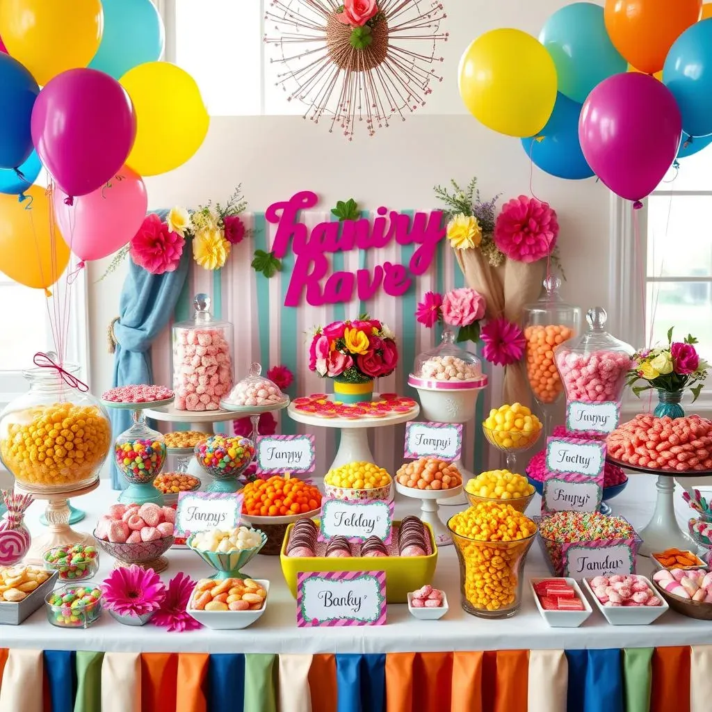 Ultimate Candy Buffet Ideas with Custom Labels