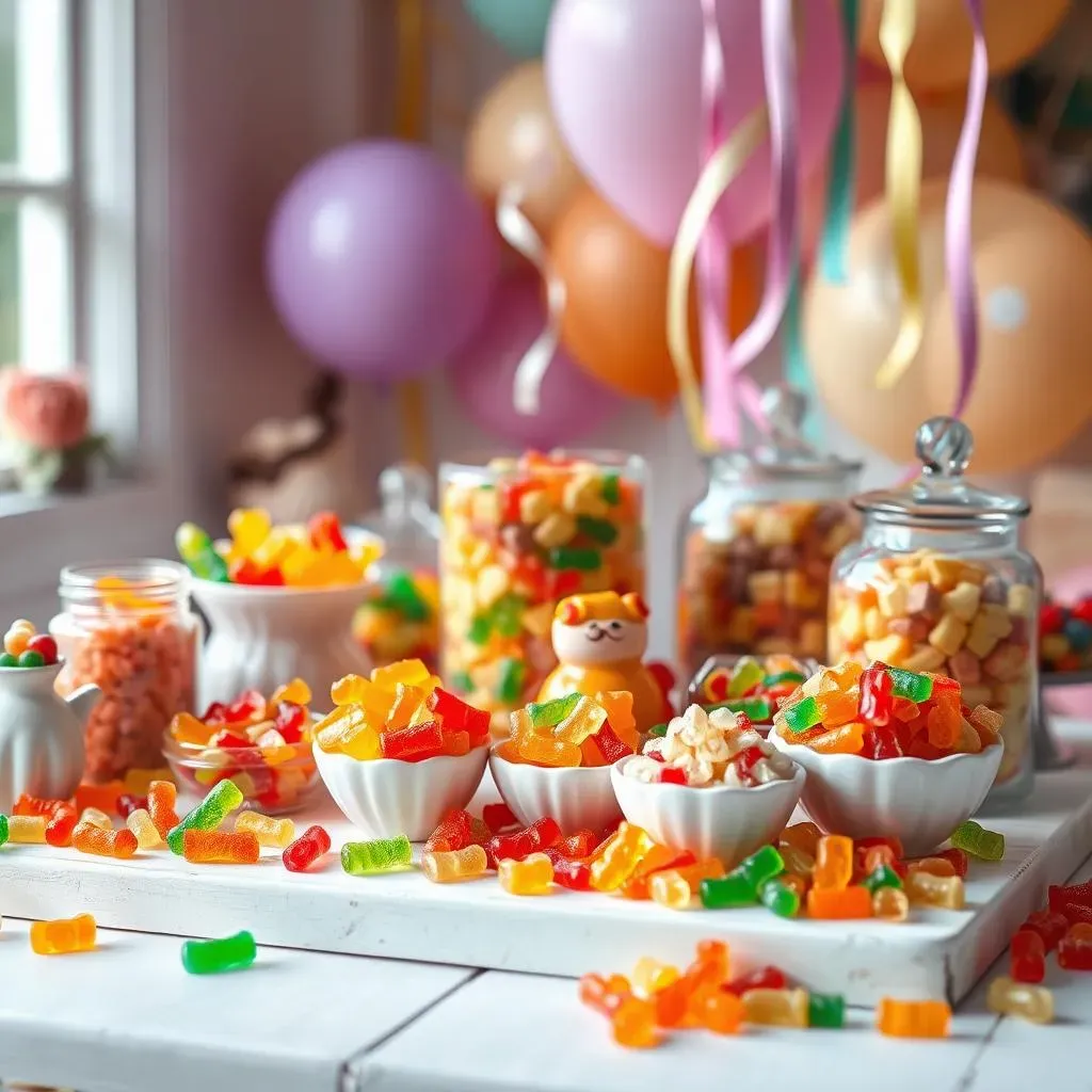 Awesome Candy Buffet Ideas with Gummy Candies