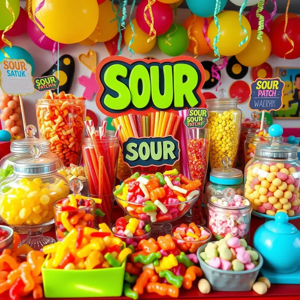 Ultimate Candy Buffet Ideas with Sour Candies