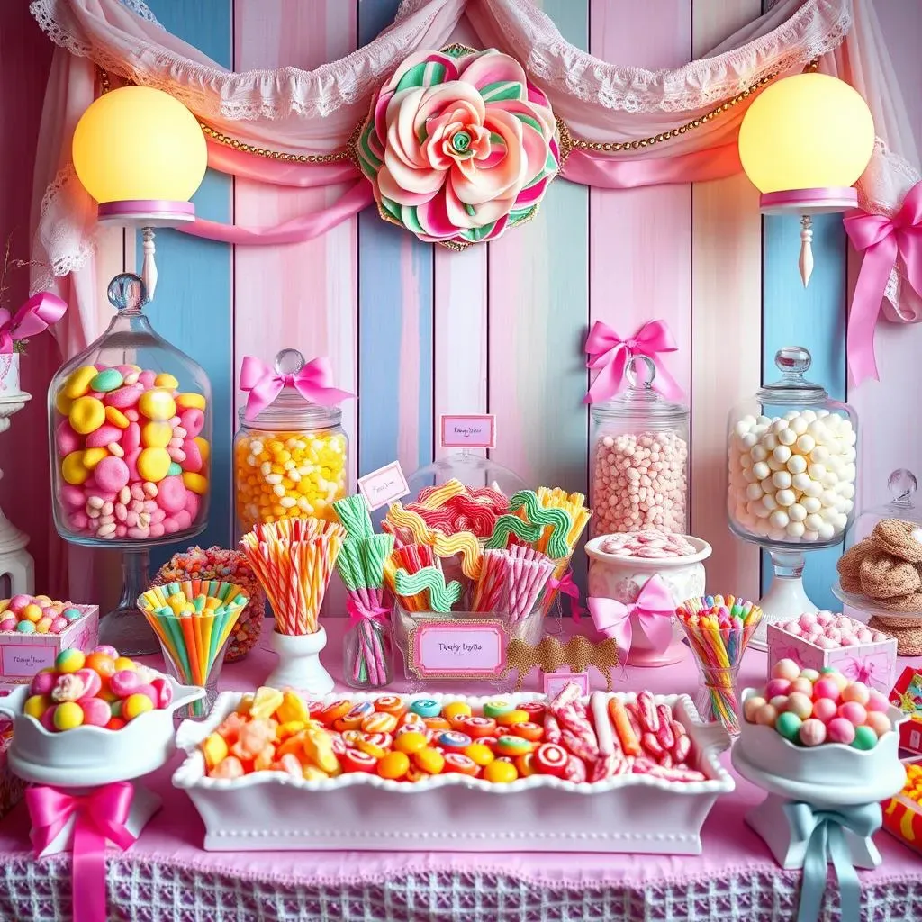 Amazing Candy Buffet Ideas with Taffy Stations