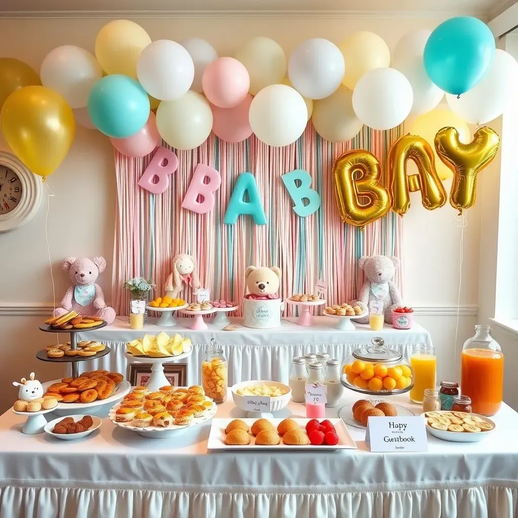 Charming Decor Ideas for Your Baby Shower Brunch Buffet