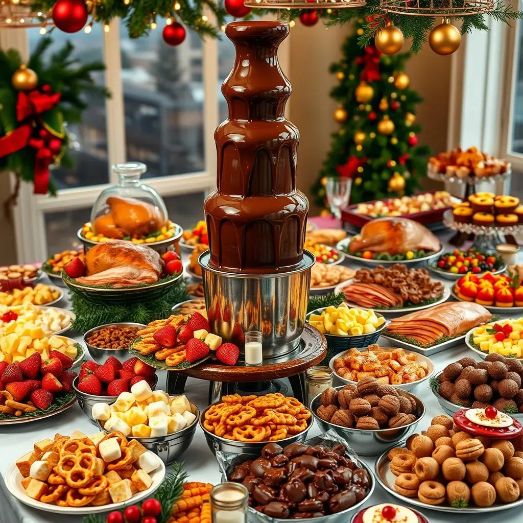 Chocolate Fountain Christmas Buffet: The Ultimate Festive Treat