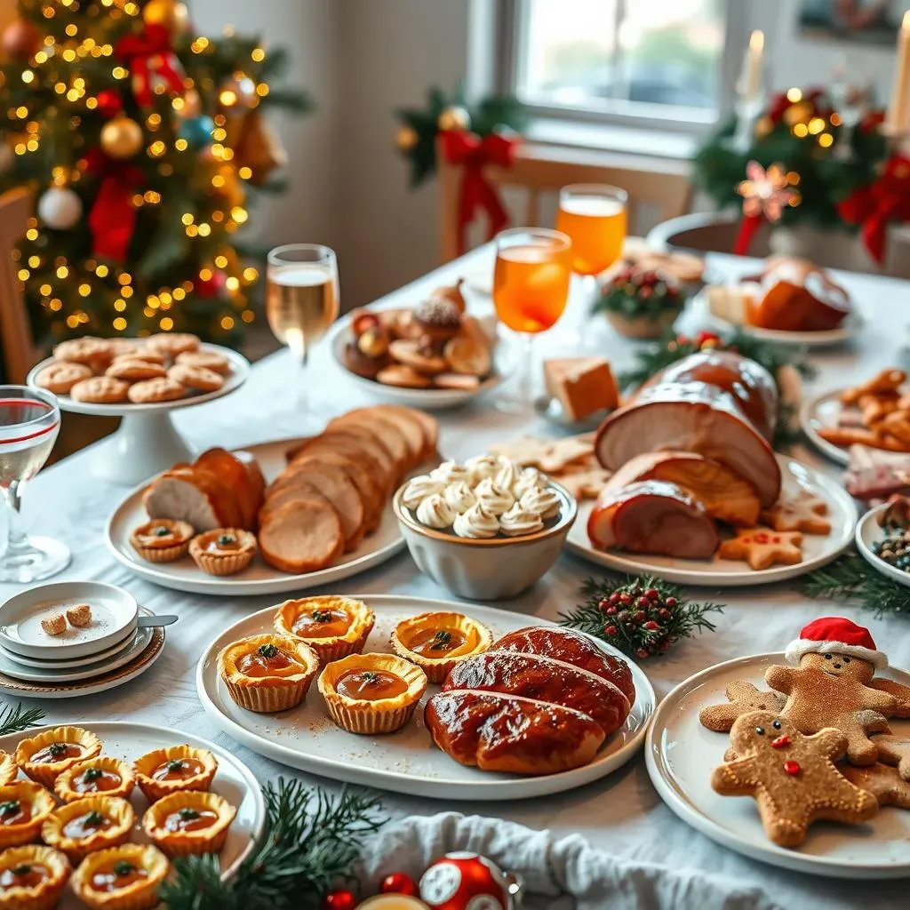 Ultimate Christmas Buffet Ideas with Drinks Station