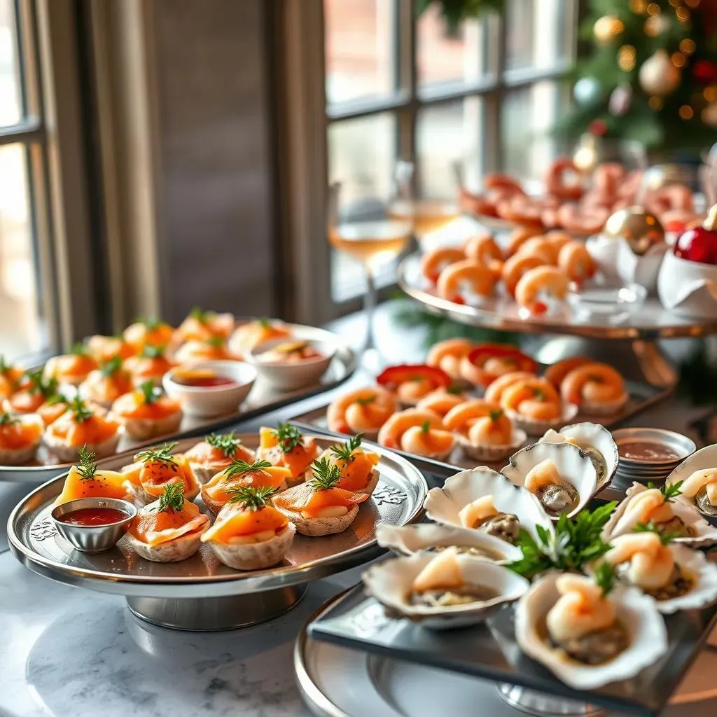 Christmas Buffet Ideas with Seafood: Appetizers & Starters