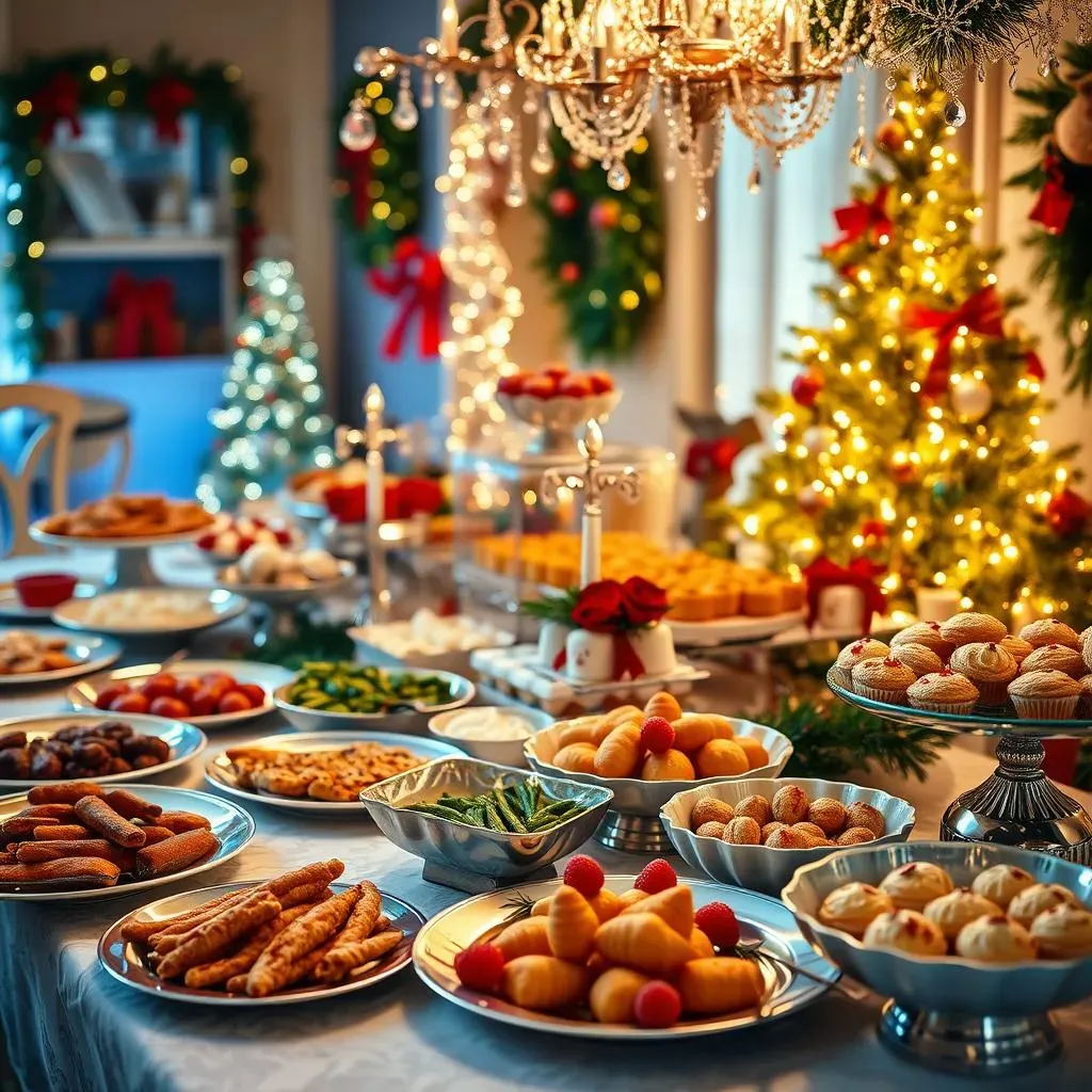 Ultimate Christmas Buffet Ideas with Sweets Station