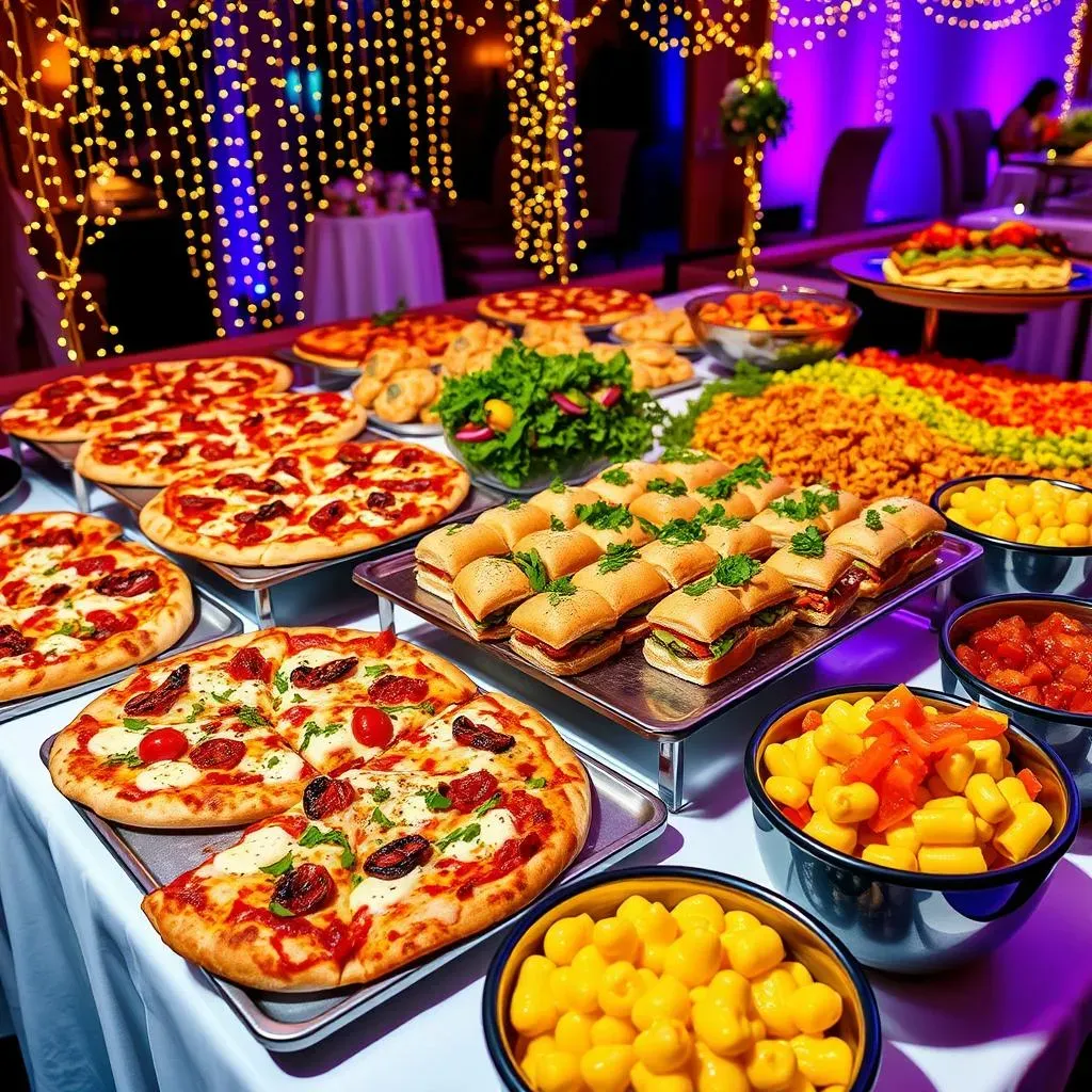 Classic and CrowdPleasing Wedding Evening Buffet Ideas