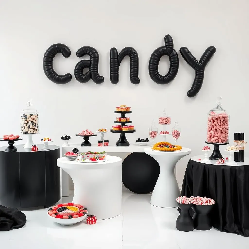 Crafting Your Black White Candy Buffet Ideas