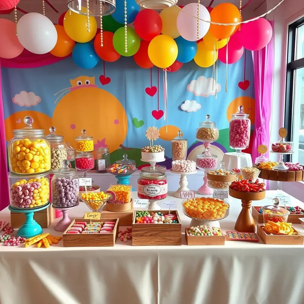 Creating a Candy Buffet Wonderland: Design & Decor