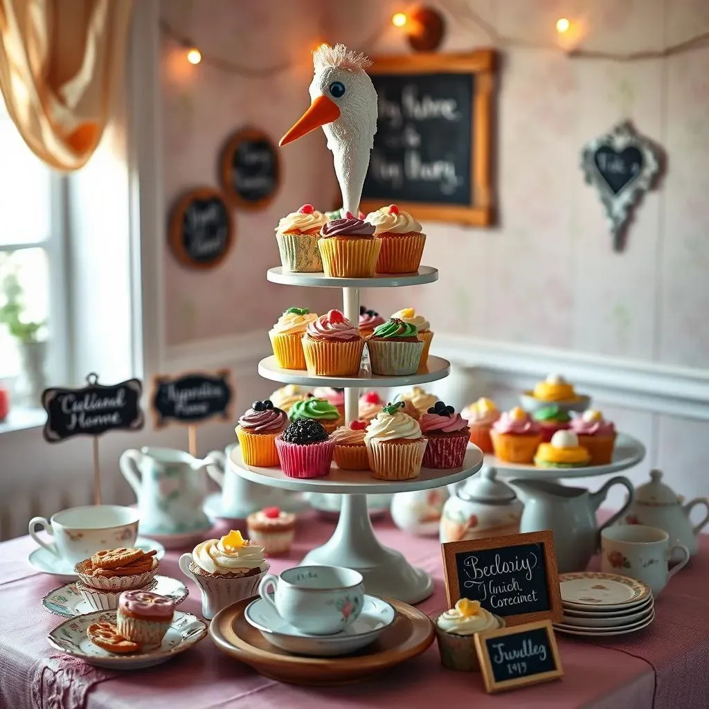 Creative Baby Shower Buffet Ideas Featuring Cupcakes