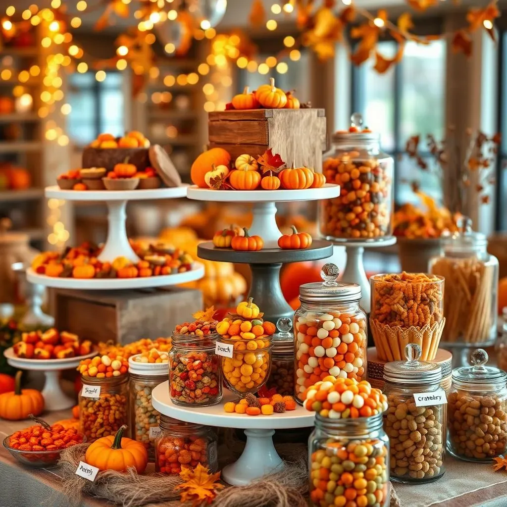 Creative Candy Buffet Displays for Your Thanksgiving Gathering