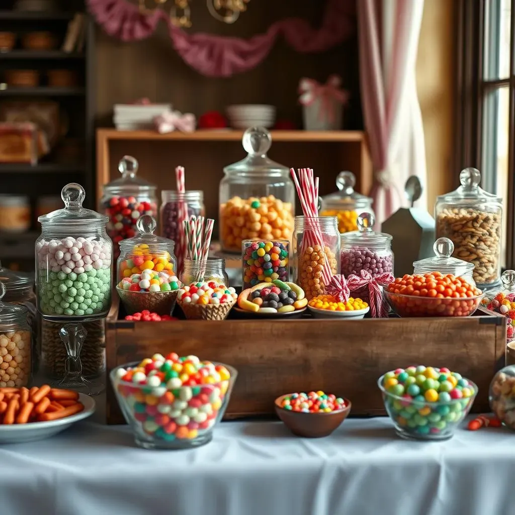 Creative Candy Buffet Ideas for Wedding Reception Themes