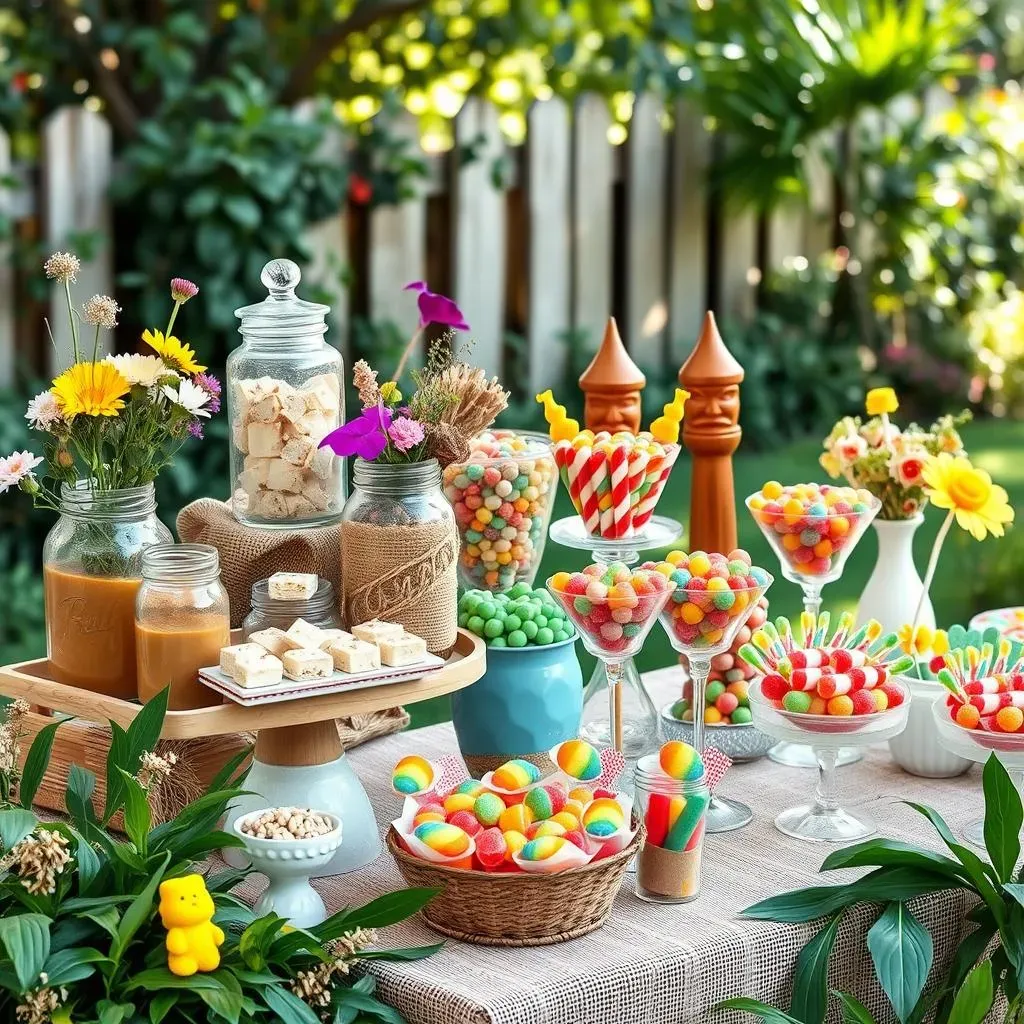 Creative Candy Buffet Themes for Outdoor Events