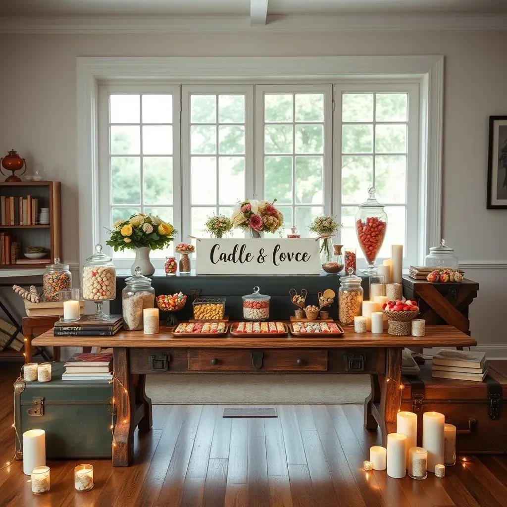 Creative Decor for Wedding Candy Buffet Ideas on a Budget