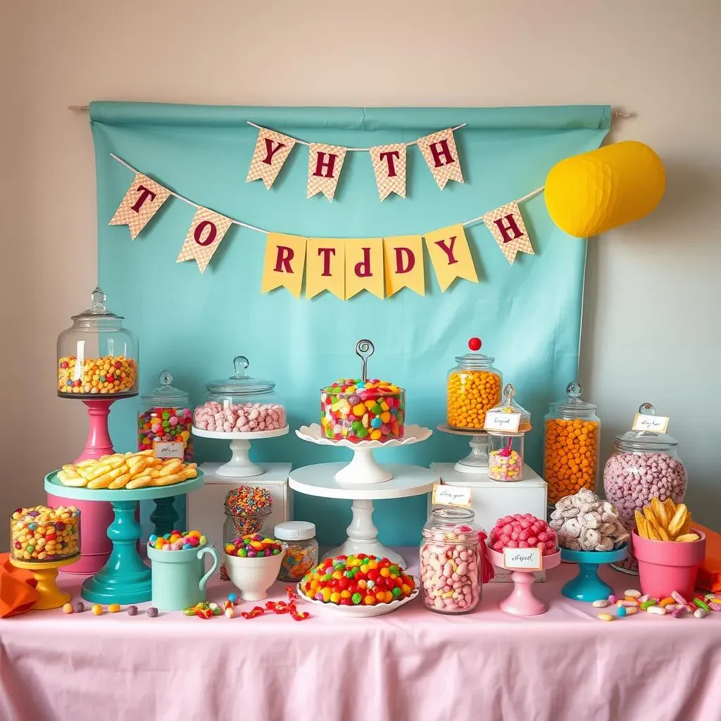 Creative Displays: Making Your Birthday Candy Buffet Shine (Without Breaking the Bank)