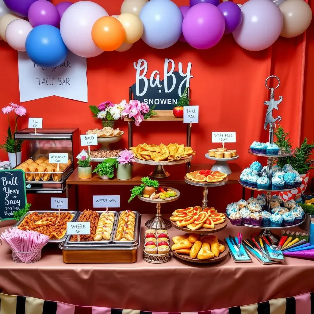 Creative Snack Station Ideas for a Baby Shower Buffet