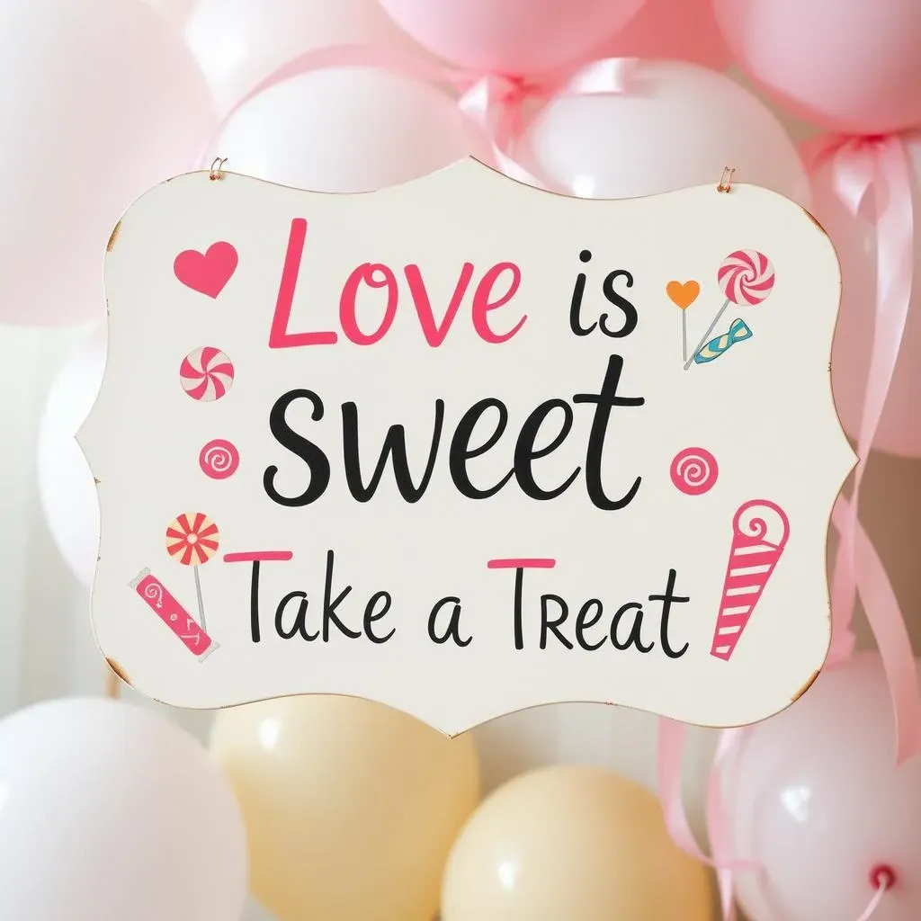 Creative Wording for Your Candy Buffet Sign Ideas