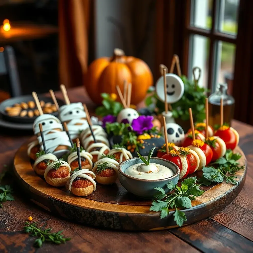 Creepy Crawly Canapés & Spooky Snacks: Appetizers & Mains