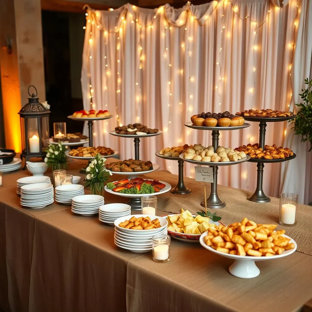 Decorating Your Wedding Buffet Table Reception Space