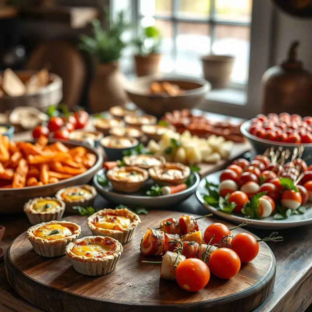 Delectable Bites: RusticThemed Food and Drink Ideas for a Baby Shower Buffet