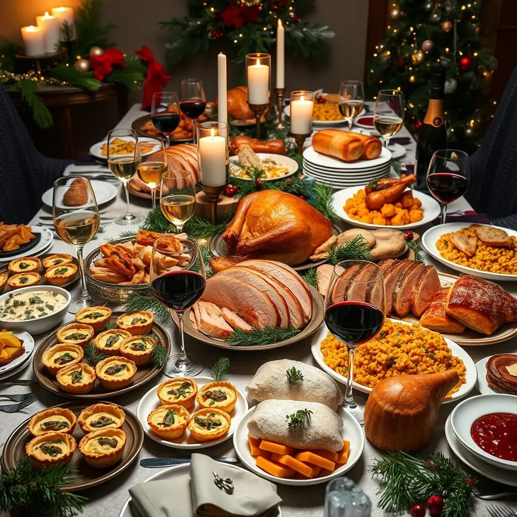 Delicious Christmas Buffet Recipes & Drinks Pairings