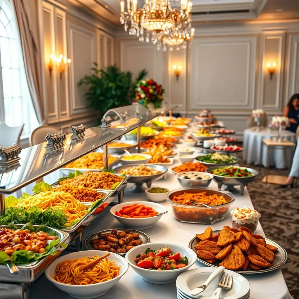 Delicious & Diverse Menu Options for Wedding Buffets for Large Weddings