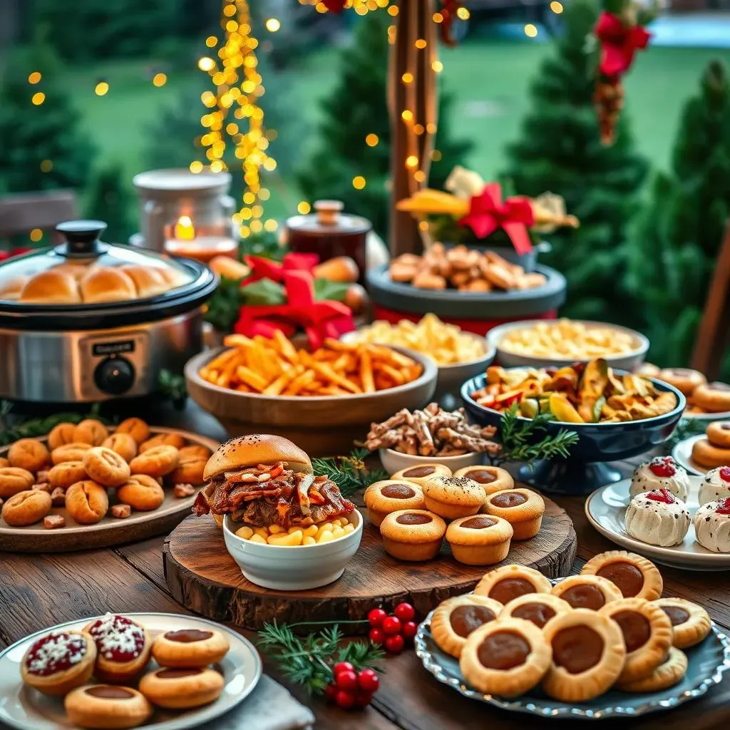 Delicious & Practical Christmas Buffet Dishes for Outdoor Gatherings