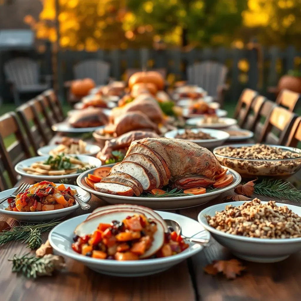 Delicious Thanksgiving Buffet Dishes Perfect for an Outdoor Setting