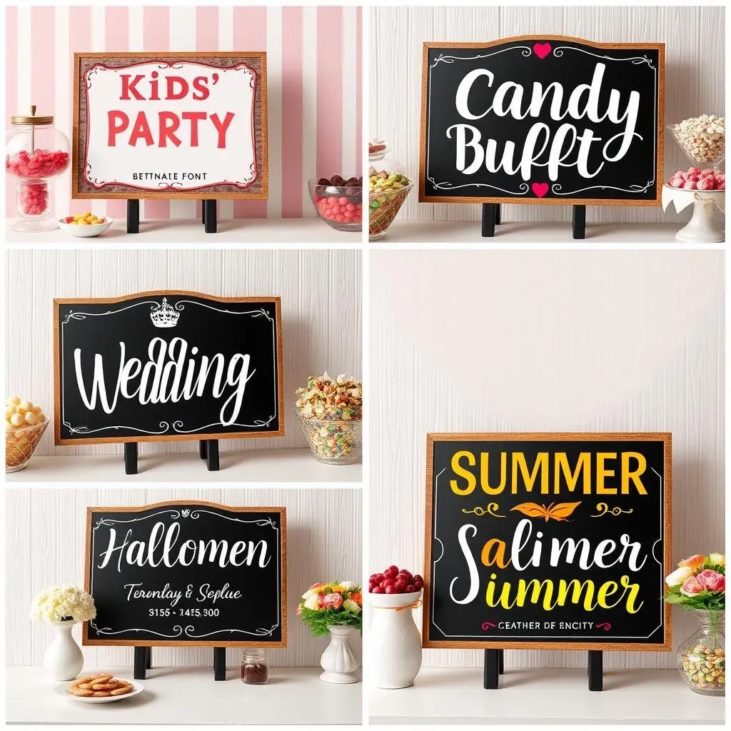 Designing EyeCatching Candy Buffet Signage: Tips and Tricks